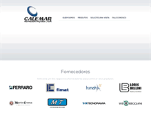 Tablet Screenshot of calemar.com.br